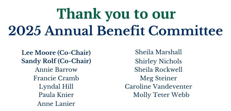 2025 Annual Benefit Sponsors
