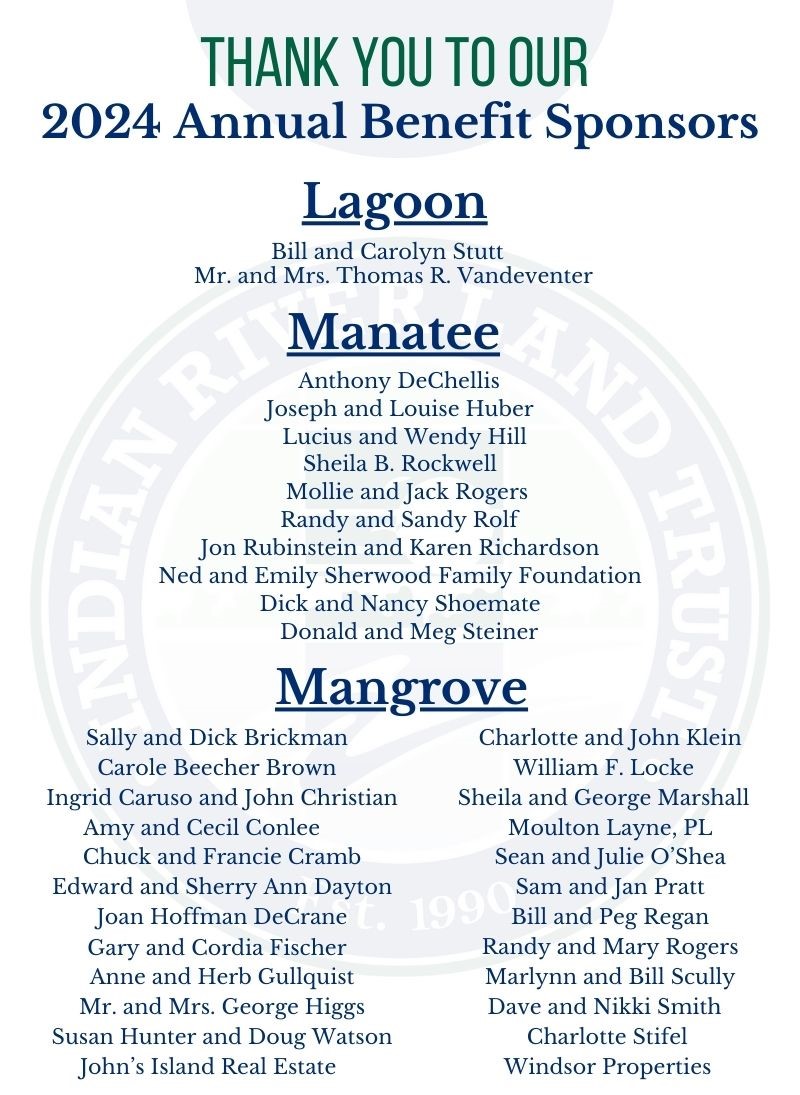 2024 Annual Benefit Sponsors Thank You