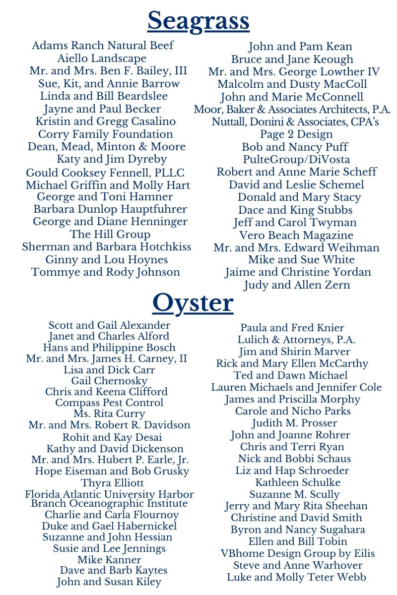 2024 Annual Benefit Sponsors Thank You